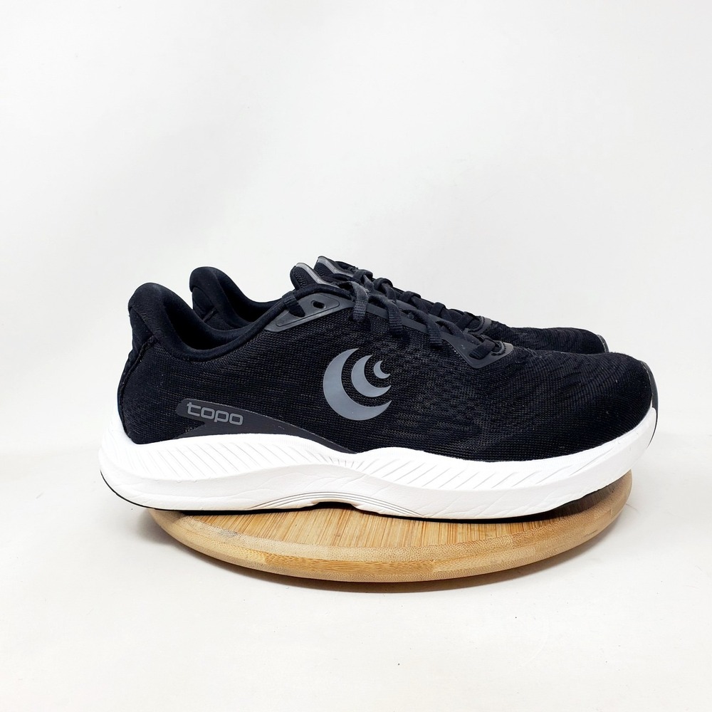 Topo Fli Lyte 5 Running Shoes Womens 7 Black Lace Up Athletic Fli-Lyte Sneaker